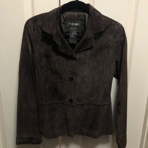 Brandon Thomas Brown Suede Jacket